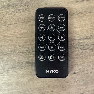 Black Remote Control for Electronics